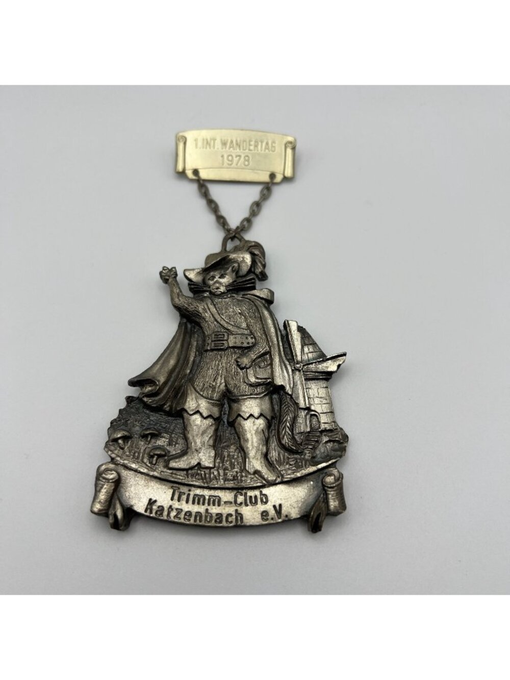 1st Int. Wandertag 1978 Trimm-Club Katzenbach E.V. Medal By E. Seifert Ispringen